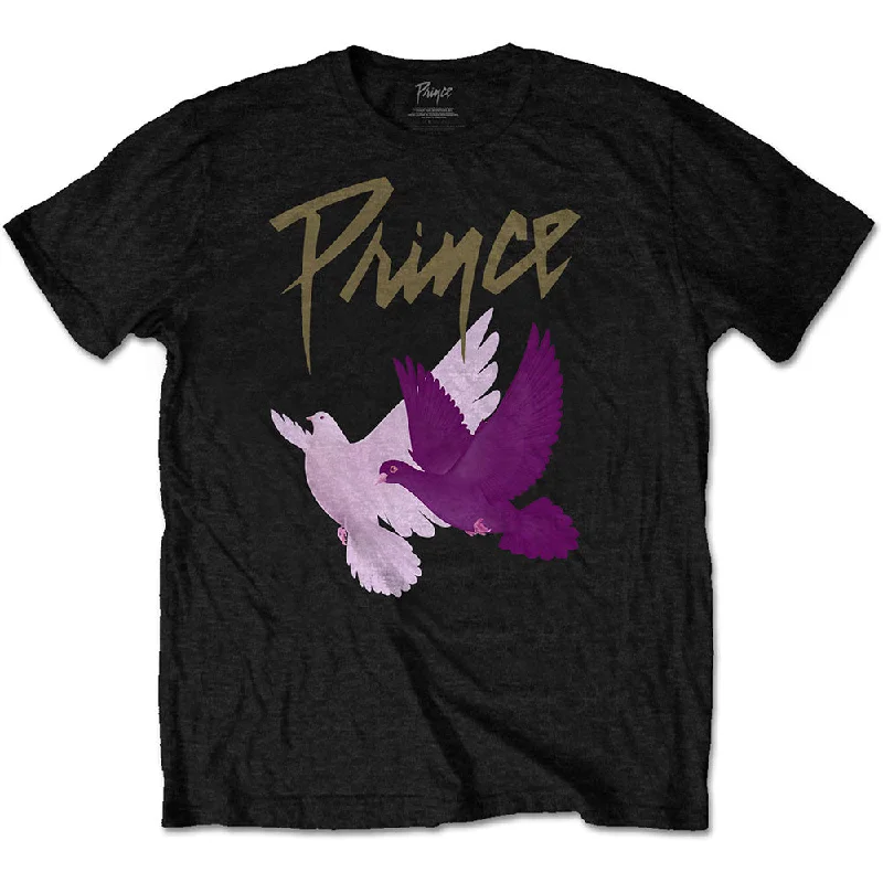 SALE | Prince | Official Band T-shirt | Doves Hooded Caped Shawl Collar