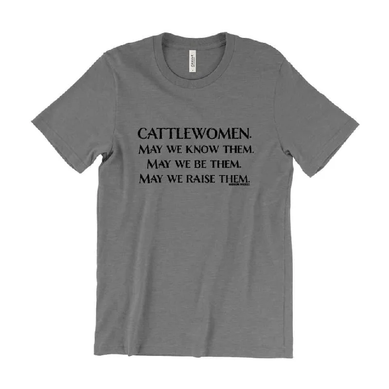 Cattle Women Tee Fitted T-Shirt Seamless Stretchy