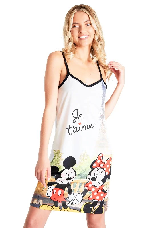 Disney Nighties for Women Strap Nightdress Mickey Minnie Tunics Timeless classic