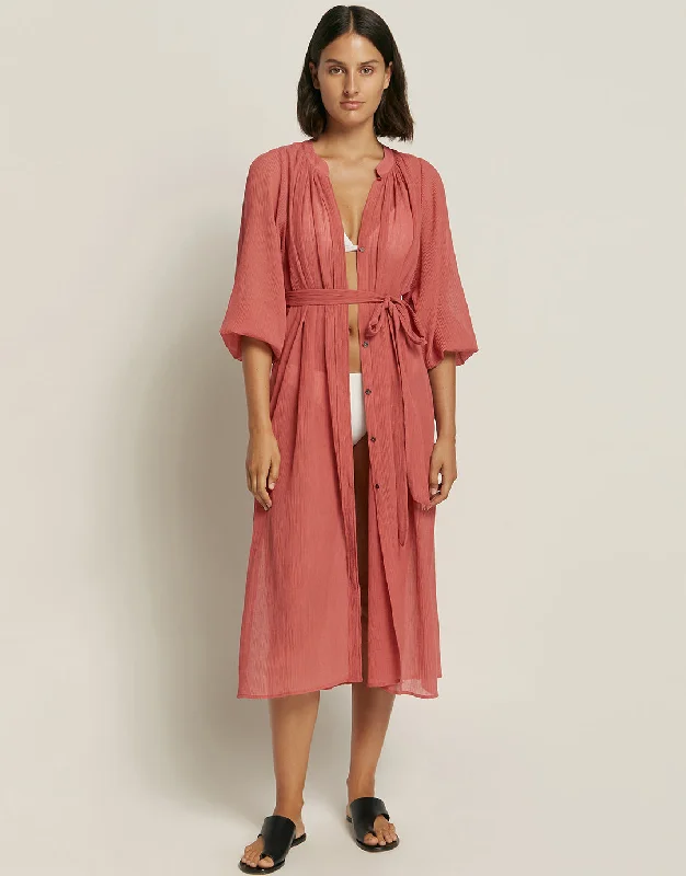 Jetset Maxi Shirt Dress - Sienna Tunics Running lightweight