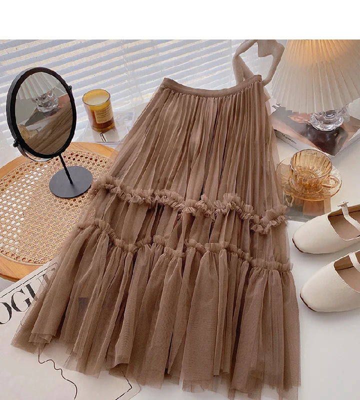 New Korean retro fashion A-line dress  5788 Tunics Luxurious high-end