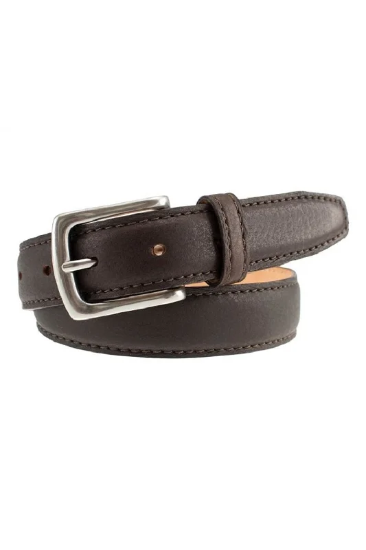 Torrence Deerskin Dress Belt in Chestnut by T.B. Phelps Tunics Cozy soft