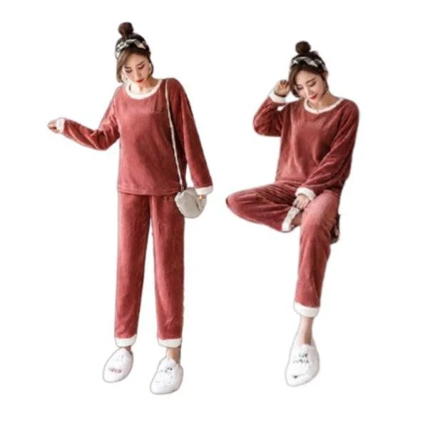 Women Cute Loungewear Set | 2 Pcs Nightwear For Winters | Nightdress for Women Tunics Designer luxury