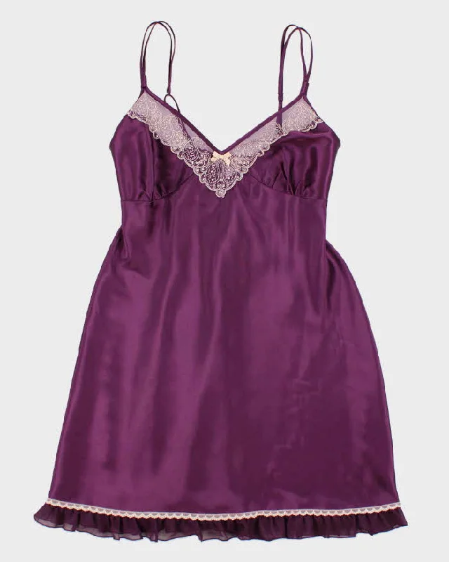 Y2k 00s Linea Donetella Purple Slip Dress - S Tunics Exclusive limited